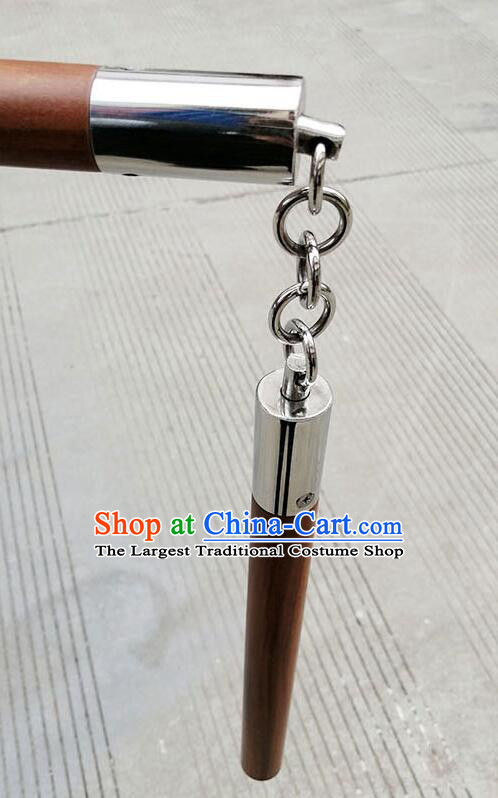 Chinese Martial Arts Nunchaku Kung Fu Nunchaka Top Iron Wood Nunchakus