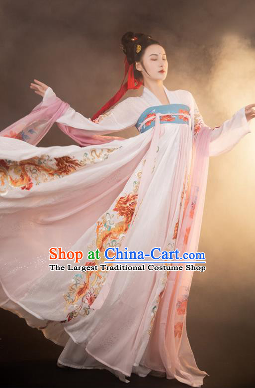 Chinese Tang Dynasty Historical Costumes Ancient Princess Clothing Traditional Ruqun Hanfu Dress