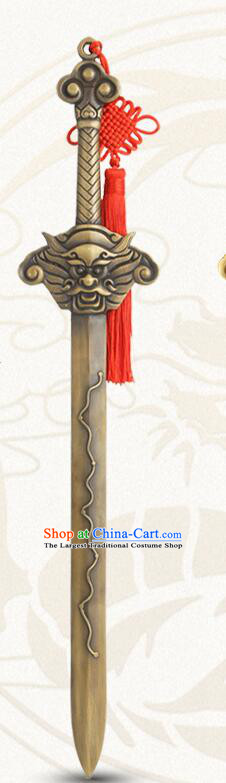 Handmade Copper Sword Taoism  Dipper Star Dagger