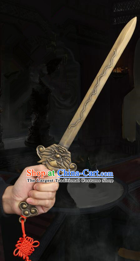 Handmade Copper Sword Taoism  Dipper Star Dagger