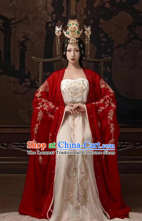 Chinese Ancient Imperial Concubine Clothing Tang Dynasty Royal Empress Garment Costumes