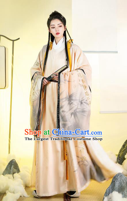Chinese Traditional Hanfu Clothing Ming Dynasty Swordsman Historical Costumes Ancient Noble Childe Garments Complete Set