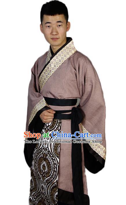 Chinese Ancient Scholar Clothing Han Dynasty Emperor Garment Costumes Traditional Official Robe