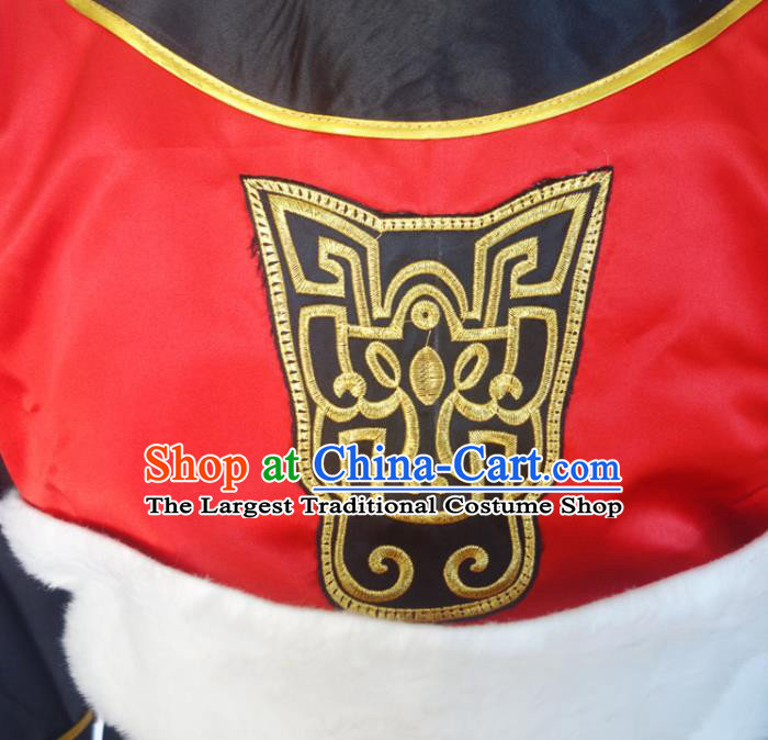 Chinese  Journey to the West Bull Demon King Garment Costumes and Headpiece Complete Set