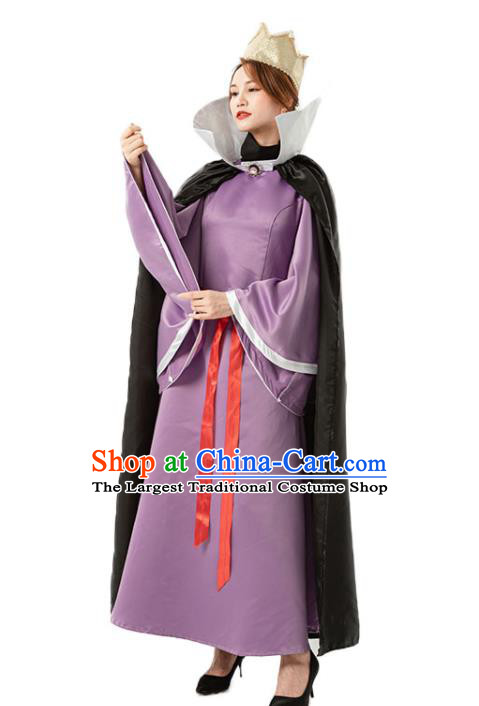 Top Dancing Party Purple Dress Cosplay Queen Garment Costumes