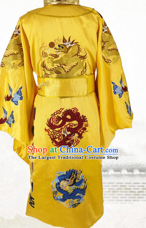 Chinese Ancient Embroidered Dragon Robe Ming Dynasty Emperor Garment Costumes