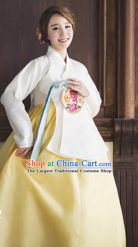 Top Hanbok Korean Bride Garment Costumes Handmade Court Lady Clothing