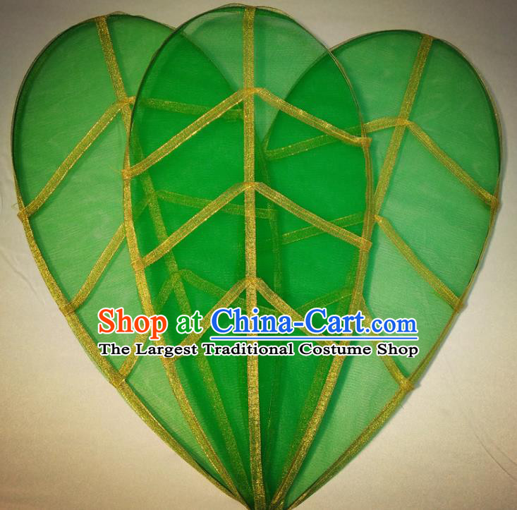 Top Green Leaves Accessories Jungle Theme Prop