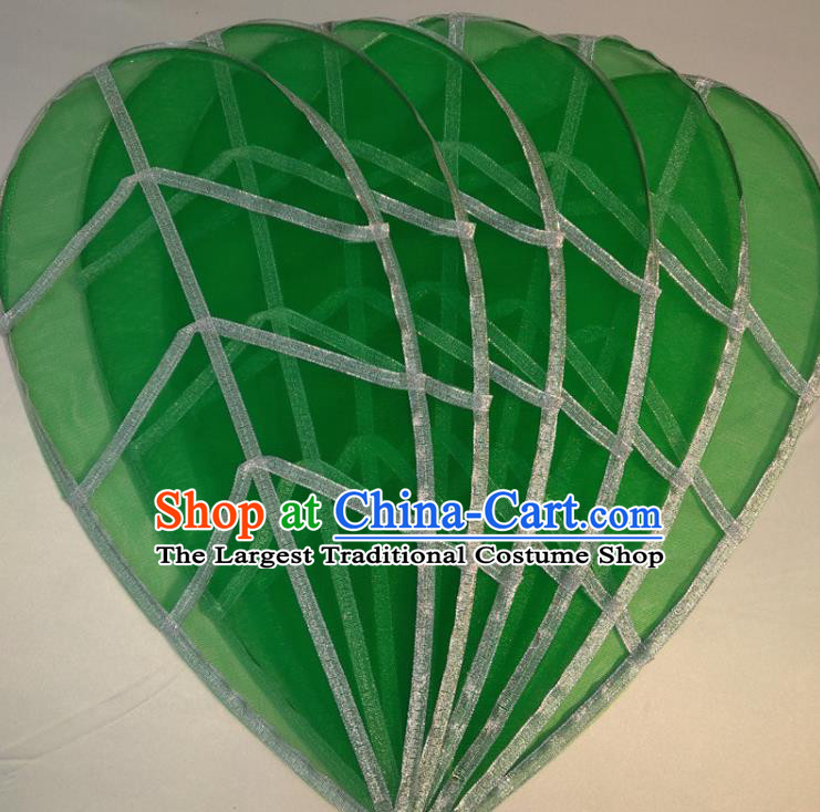 Top Jungle Theme Prop Green Leaves Accessories