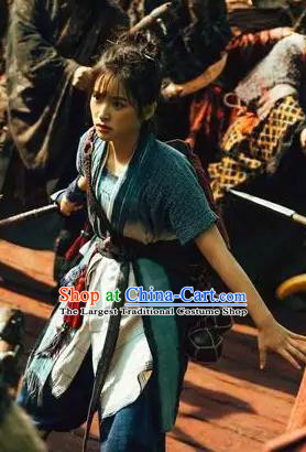 Chinese Film The Yinyang Master Swordswoman Shen Yue Costume Ancient Servant Girl Clothing