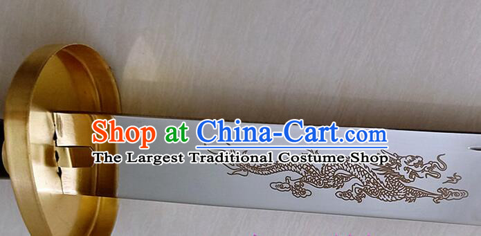 Top Wushu Flexible Blade Chinese Tai Chi Performance Broadsword Handmade Stainless Steel Blade