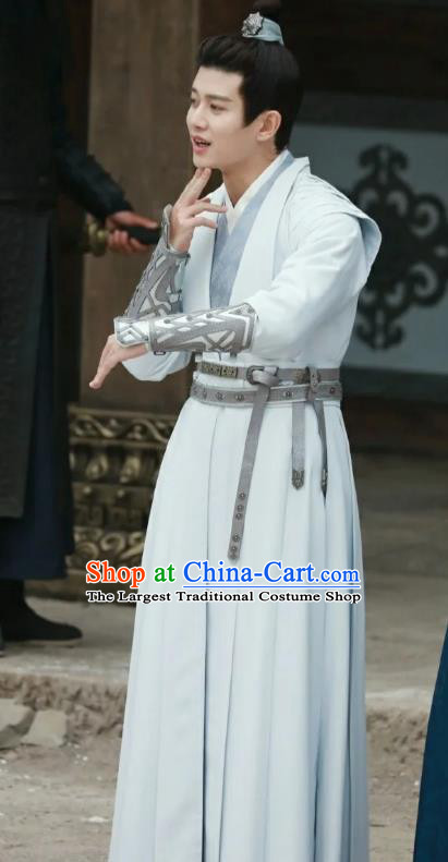 One and Only Chinese TV Series Zhou Sheng Chen Costume Ancient General Clothing Traditional Swordsman Garments