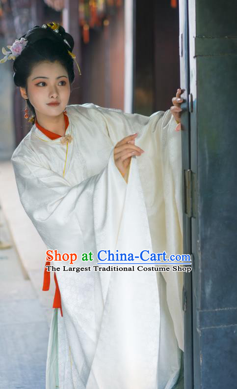 Chinese Ming Dynasty Historical Costume Ancient Noble Woman Hanfu Clothing Eight Famous Beauties of Qinhuai River Li Xiang Jun Dresses