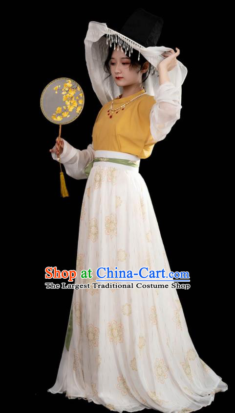 Chinese Traditional Hanfu Dresses Ancient Court Lady Clothing Tang Dynasty Princess Garment Costumes