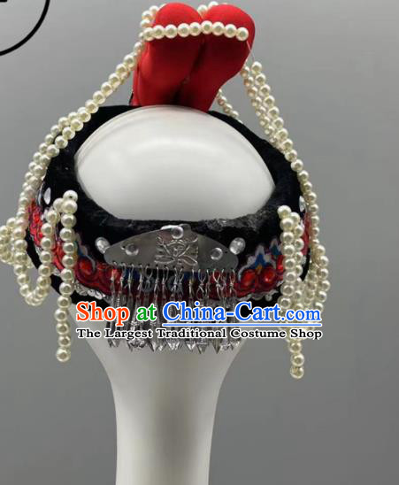 Chinese Ethnic Festival Hair Jewelry Ethnic Women Headwear She Nationality Dance Hat