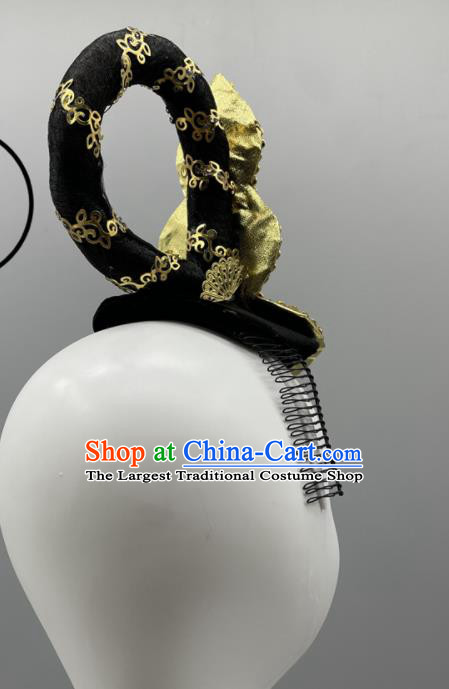 China Classical Dance Hair Jewelry Dunhuang Flying Apsaras Dance Headpiece Women Group Stage Performance Headwear