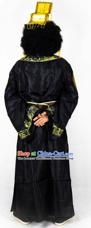 China Ancient Legend Costume Top Halloween Cosplay Clothing Journey to the West King of Hell Yama Black Outfit