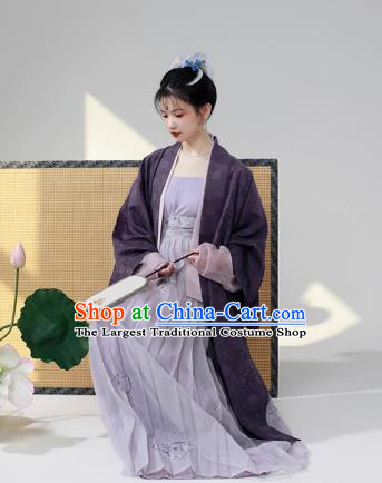 China Ancient Noble Woman Costumes Traditional Song Dynasty Royal Princess Hanfu Dresses