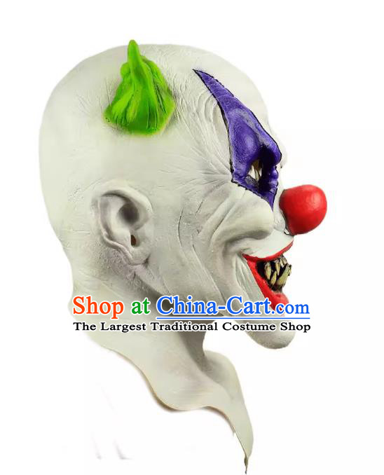 Halloween Joker Mask Top Fancy Ball Clown Headwear Cosplay Demon Prop