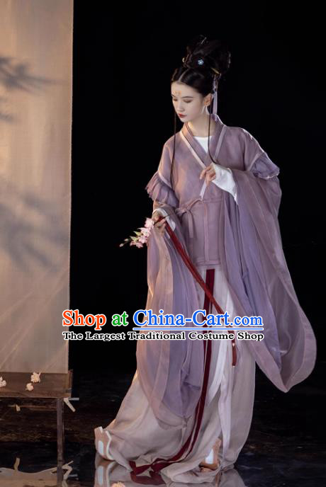 China Ancient Royal Princess Dress Southern and Northern Dynasties Replica Costumes Young Woman Hanfu