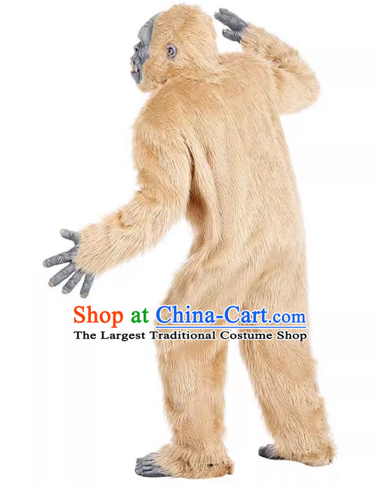 Carnival Party Clothing Halloween Fancy Ball Costume Cosplay Snow Wild Man Suit