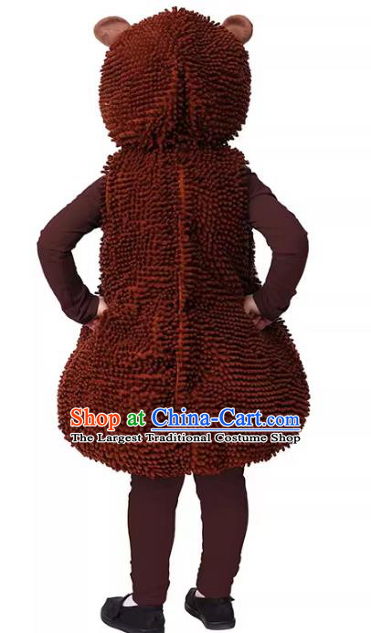 Halloween Fancy Ball Costume Children Cosplay Hedgehog Jumpsuit Carnival Party Clothing