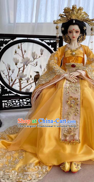 Customize Tang Dynasty Doll Ruqun Dress Handmade BJD Doll Costume China Empress Hanfu Clothing