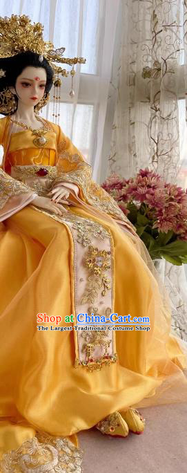 Customize Tang Dynasty Doll Ruqun Dress Handmade BJD Doll Costume China Empress Hanfu Clothing