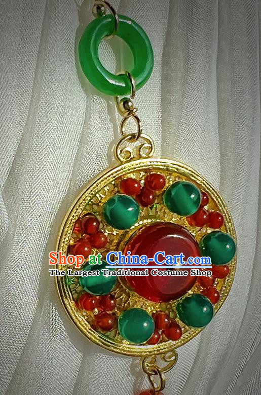 Chinese Hanfu Jewelry Traditional Brooch Handmade Cheongsam Breastpin Pendant Christmas Gift