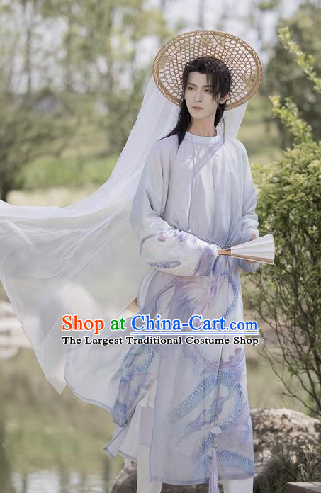 China Ancient Swordsman Hanfu Tang Dynasty Young Hero Historical Costumes Complete Set