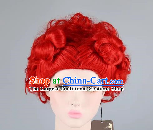 Red Queen Cosplay Anime Wig
