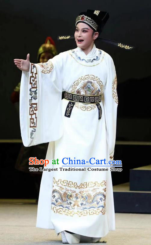 Drama Dragon Robe Costumes Ancient Costumes Yue Opera Huangmei Opera Costumes Qiong Opera Fujian Opera Big Sleeved Xiaosheng Costumes