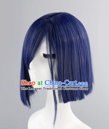 Blue Short Straight Hair DARLING In The FRANXX 015berry Berry Conscience Cos Wig