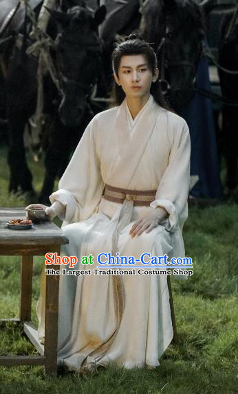 TV Series Mysterious Lotus Casebook Li Lianhua Replica Clothing China Ancient Young Warrior White Costumes