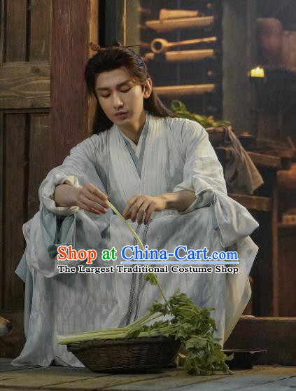 China Ancient Scholar Costumes TV Series Mysterious Lotus Casebook Young Hero Li Lianhua Replica Clothing