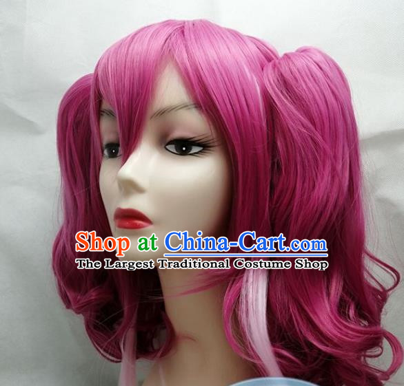 Yu Gi Oh ARC V COS Hiiragi Yuzu COSPLAY Fake Hair Wig Custom Made