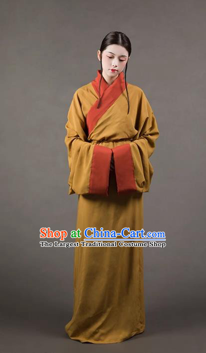 China Ancient Imperial Consort Replica Costumes Traditional Hanfu Green Dress Spring and Autumn Period Young Woman Clothing