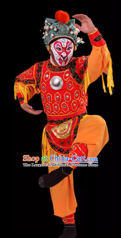 Chinese Peking Opera Monkey King Costumes Havoc in Heaven Sun Wukong Clothing