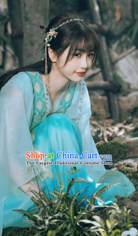Chinese Ancient Young Woman Garment Costume TV Series Love Between Fairy and Devil Xiao Lanhua Clothing