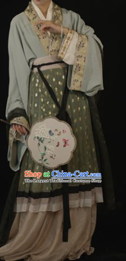 Chinese Song Dynasty Imperial Consort Clothing Ancient Court Woman Garment Costumes Traditional Hanfu Dresses Complete Set