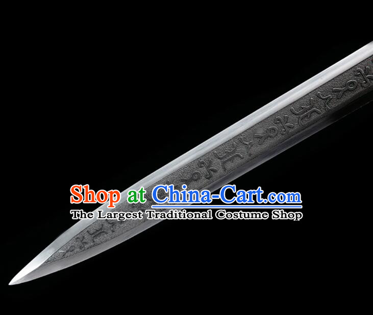 Chinese Qin Dynasty General Sword Handmade Carving Sword Ancient TV Series Sword