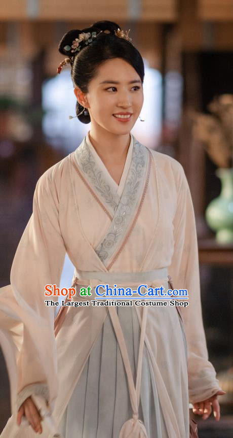 Chinese Ancient Young Woman Clothing TV Series A Dream of Splendor Zhao Pan Er Dresses Song Dynasty Female Civilian Historical Costumes