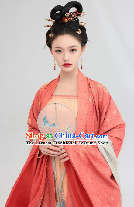 Chinese Song Dynasty Historical Costumes Ancient Geisha Clothing TV Series A Dream of Splendor Pipa Master Song Yin Zhang Dresses