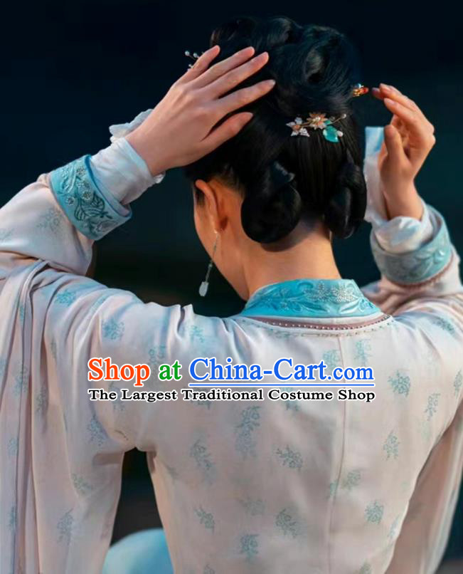 Chinese Ancient Swordswoman Clothing Drama A Dream of Splendor Pipa Master Zhao Pan Er Dresses Song Dynasty Historical Costumes