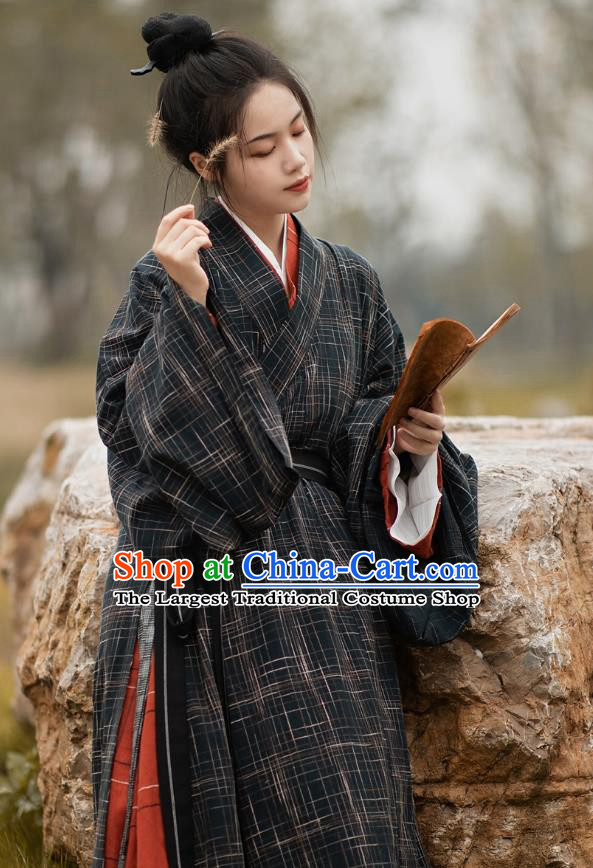 China Song Dynasty Civilian Female Clothing Ancient Young Lady Costumes Hanfu Dresses Complete Set