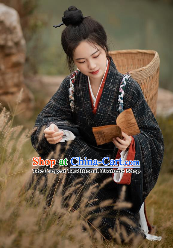 China Song Dynasty Civilian Female Clothing Ancient Young Lady Costumes Hanfu Dresses Complete Set