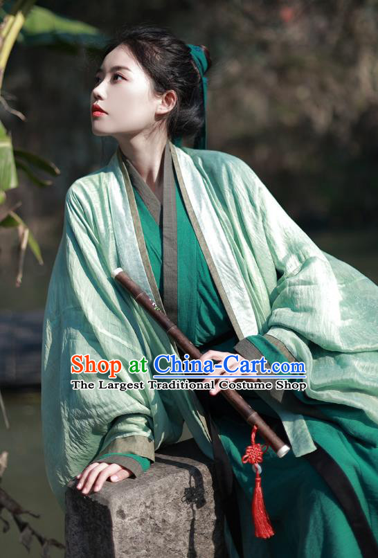 China Traditional Hanfu Dresses Song Dynasty Historical Clothing Ancient Swordsman Costumes