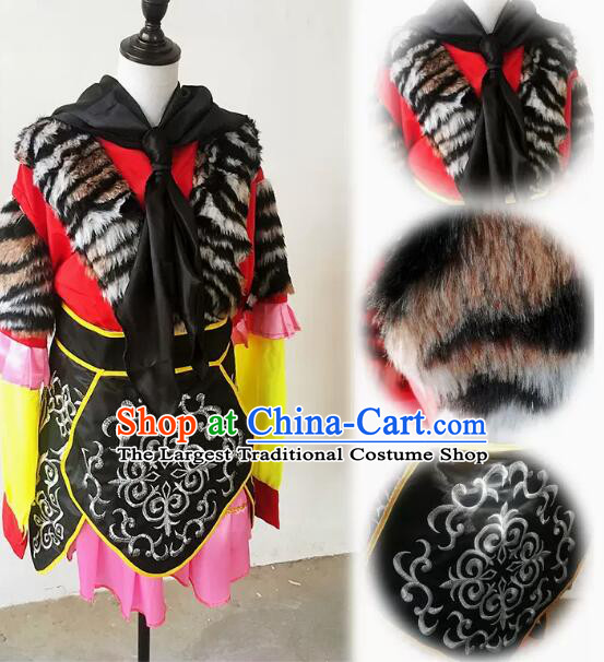 China Journey to the West Sun Wukong Outfit Beijing Opera Monkey King Costumes