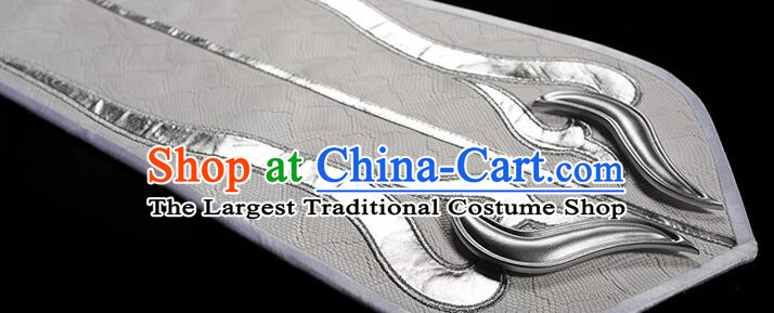 Top Handmade Cosplay Swordsman Clothing Jian Xia Qing Yuan Online Tian Ce Young Hero White Costumes Complete Set
