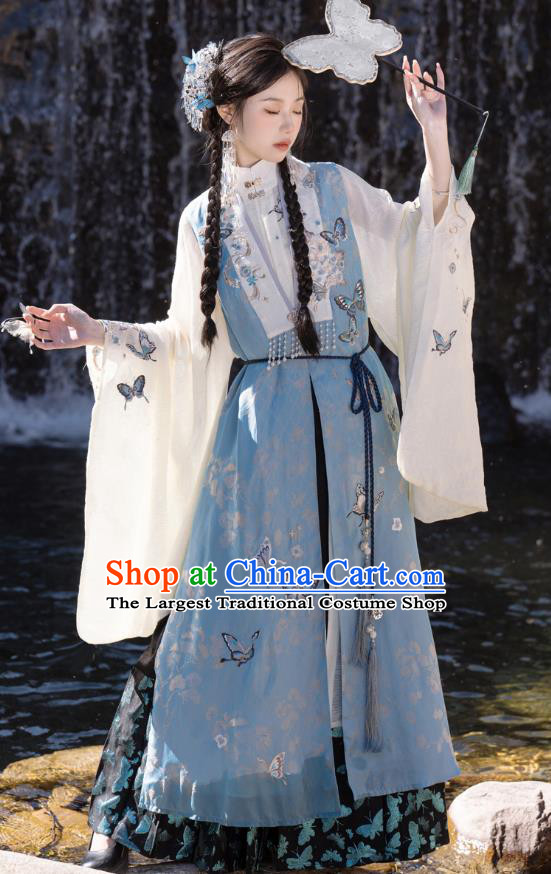 China Ancient Royal Princess Clothing Ming Dynasty Noble Woman Costumes Traditional Hanfu Dresses Complete Set